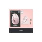 Logitech Lift Vertical Ergonomic Mouse Optisk Trådløs Pink